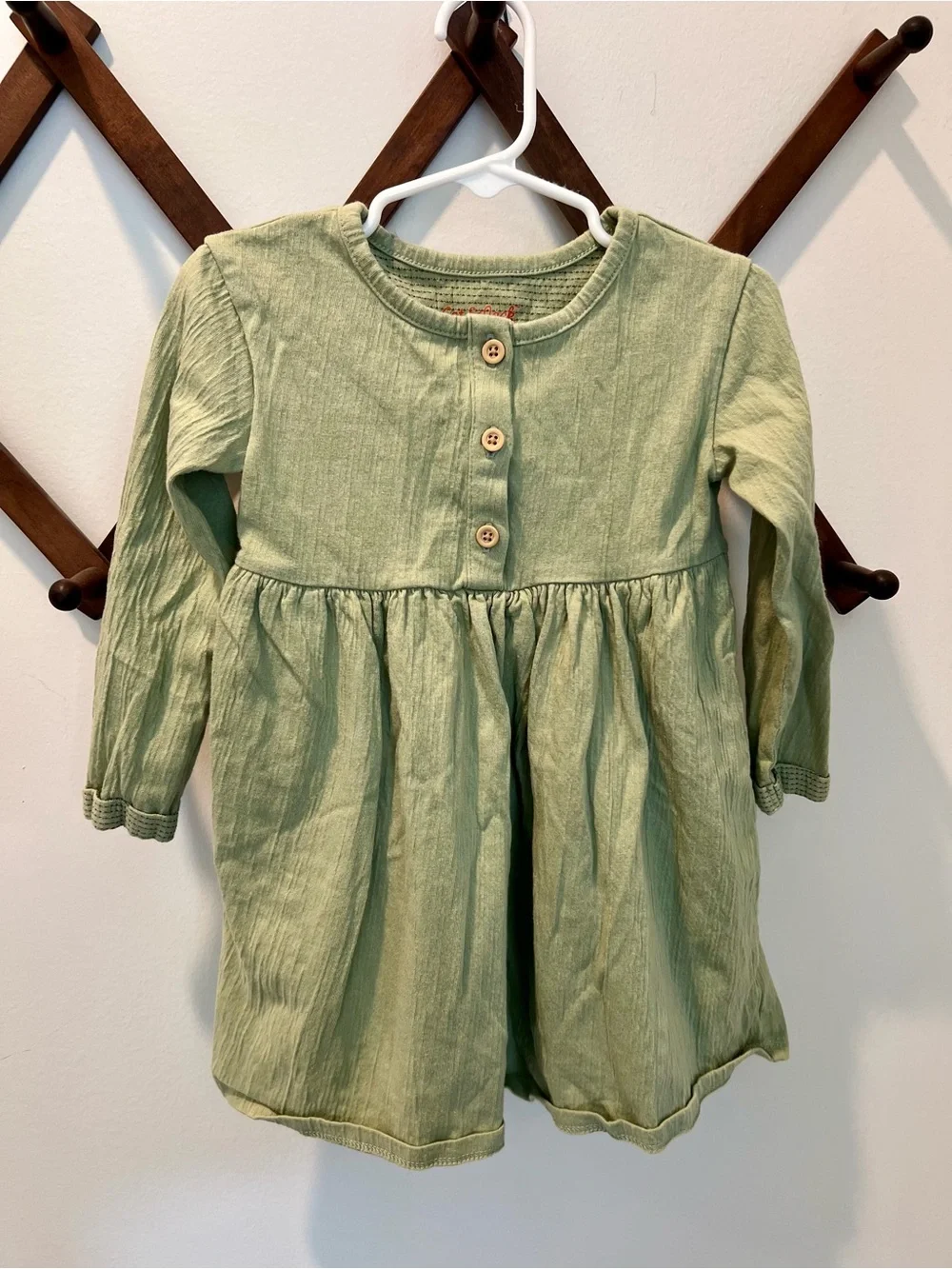 Cat & Jack dress light green toddler girl 3T